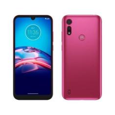Smartphone Motorola Moto E6i 32GB Titanium 4G 2GB RAM Tela 6,1” Câm. Dupla + Selfie 5MP-Unissex