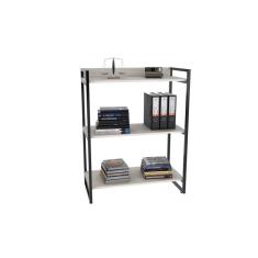 Estante Multiuso 104cmx80cm 3 Prateleiras Kuadra Compace Snow