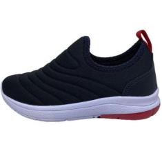 Tênis Infantil Calce Fácil com Vermelho Kidstep-Masculino