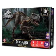 Quebra Cabeça 100 pçs - Jurassic World - Indoraptor - Mimo