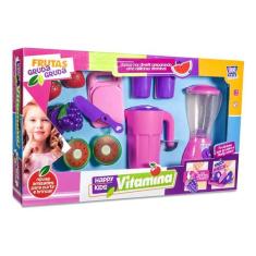 Kit Liquidificador Infantil Happy Kids Vitamina - Zuca Toys