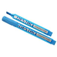 Marcador de Texto Destaq Azul Compactor