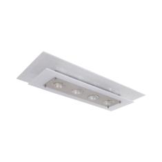 Plafon Sobrepor Retangular Palladium 4 Lmp E27 Branco, Attena, 1047 BR, Branco