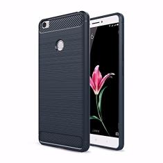 XIAOMI Capa para Mi MAX 2, Manyip Capa de material de fibra de carbono TPU, capa ultrafina fina, lisa, antiderrapante, antiimpressões digitais, capa protetora totalmente elegante simples para XIAOMI