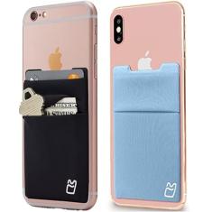 Cardly Carteira | Suporte de cartão e dinheiro para celular | Adesivos na capa..