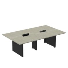 Mesa de Reunião 2400x1200 Mrcpb2412pp Nogueira Casablanca