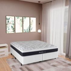 Colchão King Molas Maxspring Marselha 193x203x25cm Herval Branco / Preto