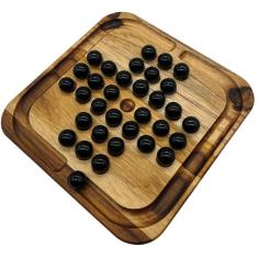 Jogo De Tabuleiro Educativo Resta Um De Madeira Le Requena