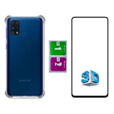 Capa Capinha Anti Impacto Para Galaxy M31 + Pelicula 3d - Mustangshop