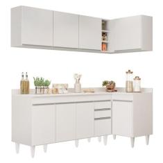 Armário de Cozinha Modulado de Canto Esquerdo 4 Peças CP50 Balcão com 