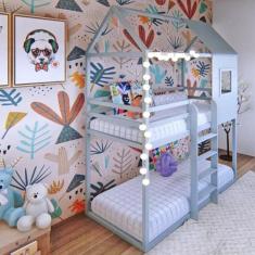 Beliche Infantil Casinha Janelinha - Ludika Mobilia