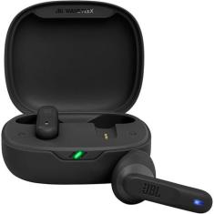 Fone De Ouvido Jbl Wave Flex TWS Bluetooth Depp bass - Preto, Preto