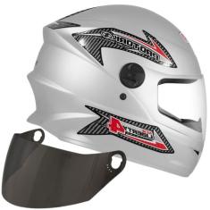 Capacete New Liberty Four 4 Moto Fechado Viseira Cristal Original + Vi