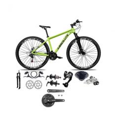 Bicicleta Aro 29 Absolute Nero 5 Câmbios 27v Shimano Altus Freios Hidráulicos - Verde Tam.21