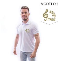 Camisa Polo Bordado Profissão Música
