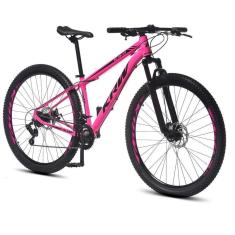 Bicicleta Aro 29 KRW Alumínio Shimano TZ 24 Vel Suspensão Freio a Disco Mountain bike Ltx S40-Unissex