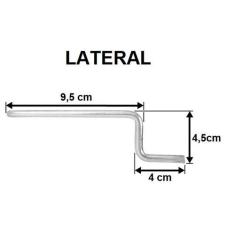 2 Aparador P/ Segurar Colchão Cama Box Baú Haste 25 Cm - Zoe & Charis 