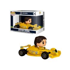 Candide, Boneco, Funko POP! Rides Deluxe Ayrton Senna, Lotus - 10 cm
