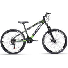 Bicicleta Aro 26 Alfameq Atake 21 Marchas Freio A Disco