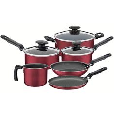 Jogo de Panelas Tramontina Bergamo 6 Pç 20399/790 - Vermelha