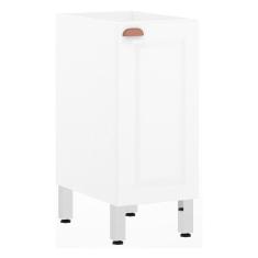 Balcão de Cozinha sem Tampo 35cm 1 Porta Cristal Luciane Móveis