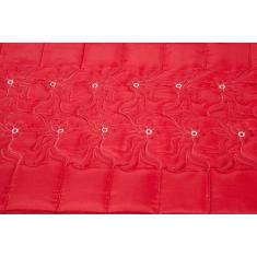 Colcha Casal Padrão para o Dia a Dia Matelada Bordada DIVA VERMELHA - 