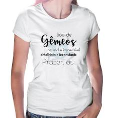 Baby Look Sou de Gêmeos - Foca na Moda, Branco, G