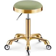 Banqueta Wor Banquetas giratórias redondas Cadeira giratória para salão de beleza Tatuagem itchen Massagem Banqueta giratória ajustável em altura para salão de massagem Tatuagem Home Office,