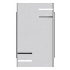 Arandela LED Ray Branco 10W 2700K Taschibra, Branco