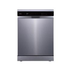 Lava-louças Midea 14 Serviços SmartHome MDWEF1433GSS1, Inox, 110V