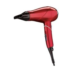 Secador de Cabelo Conair Hair Designer com 2 Velocidades, 2 Temperaturas e Cabo Dobrável 1800W Vermelho 127V