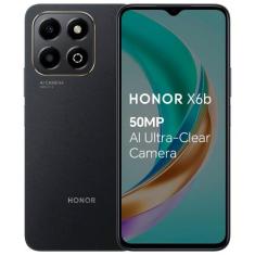 Smartphone honor x6b dual 6.56 polegadas 4gb 256gb 5g preto