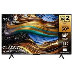Smart TV 50” 4K TCL 50P755 Ultra HD LED Google TV Dolby Vision Atmos Sem Bordas