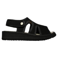 Sapato Casual para Esporão e Fascite Plantar Mundoflex - Preto/Preto