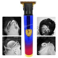 Máquina De Cortar Cabelo Barba Pezinho Sem Fio Profissional Super Pote
