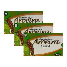 Sabonete em Barra Aroeira Original 90g - Baruc, 3 unidades