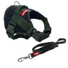 Coleira Peitoral com Guia para Cachorro Estilo SWAT Tamanho Grande - C