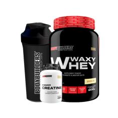 Kit 1x Whey Turbo 900g + 1x Creatina Turbo 100g - Bodybuilders-Unissex