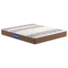 Colchão Casal Espuma Guarda Costas Brown Viúva 128x188x14cm D33 Double Side Brown Probel