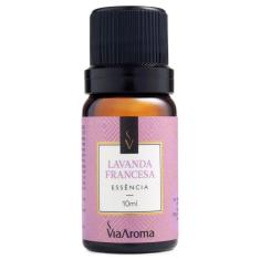 Essencia de Lavanda Francesa Via Aroma 10ml Aromaterapia