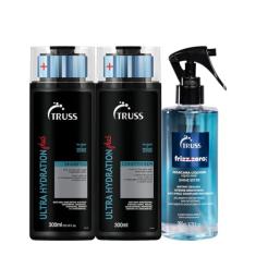 Kit Truss Ultra Hydration Plus Frizz Zero (3 Produtos)