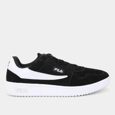 TENIS FILA ACD CLASSIC SE 1179529 PRETO BRANCO FEMININO-Feminino