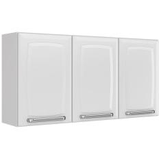 Armário de Cozinha Luce em Aço 3 Portas Branco - Itatiaia