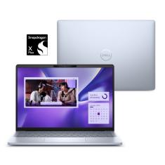 Notebook Dell Inspiron Plus I14-QCXPLUS-M20 14&quot; QHD+  Touch Snapdragon® X Plus 16GB 1TB SSD Windows 11 Prata Gelo