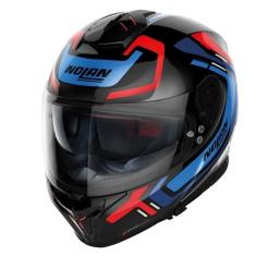 Capacete Nolan N80-8 Ally Preto Azul Vermelho