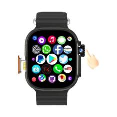 Relógio Inteligente DW100 Pro+ De 2,29 Polegadas Com Desbloqueio Por I