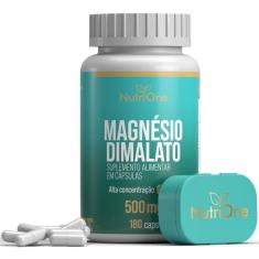Magnésio Dimalato 180 Cápsulas 500Mg - Nutrione