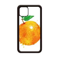 Capa com estampa de ilustração em aquarela laranja para iPhone 11 Pro Max para Apple Mobile Case Shell