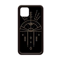 Capa padrão Totem Geometria Fan Alienígena para iPhone 12 Pro Max para Apple Mini Mobile Case