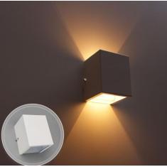 Arandela 2 Fachos Externa E Interna Para Lâmpada G9 - Luminaria Branca